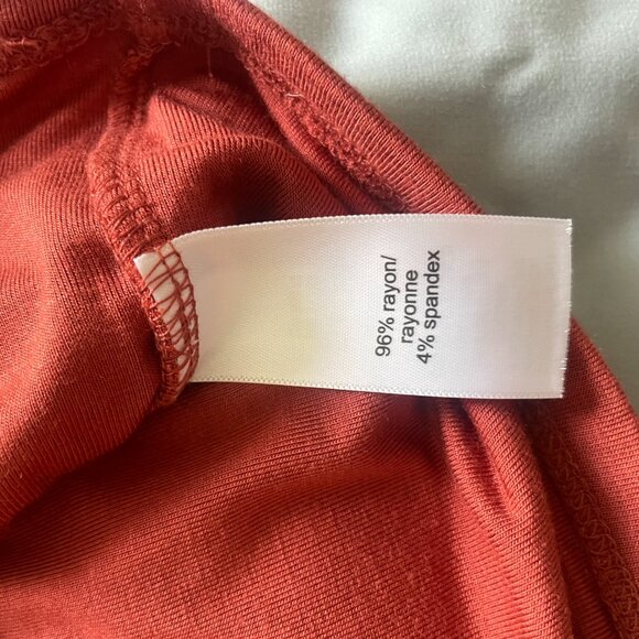 NWT Maurices Asymmetrical Burnt Orange Tank Top Size XL - Picture 5 of 7